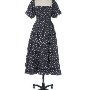 Floral Grey Green Dress